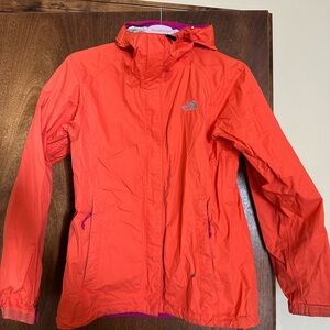 The North Face Women's Orange- Pink Rain Jacket